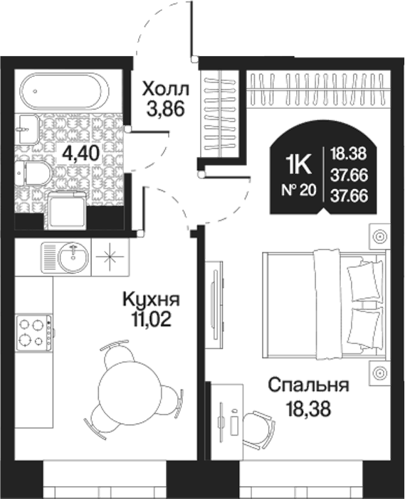 Планировка Охтинские высоты
