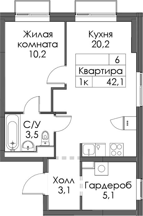 Планировка Витебский парк