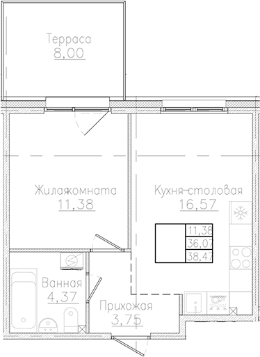 Планировка Счастье 2.0