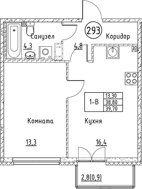 Планировка Кронунг Юг