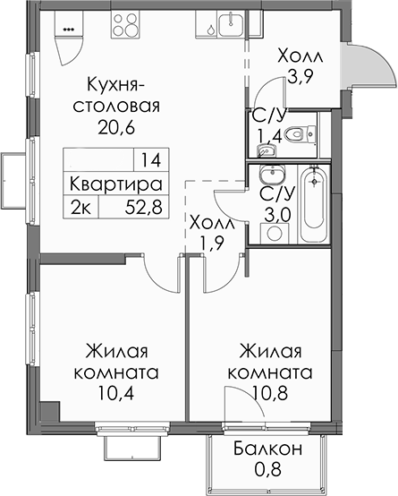 Планировка Янинский лес
