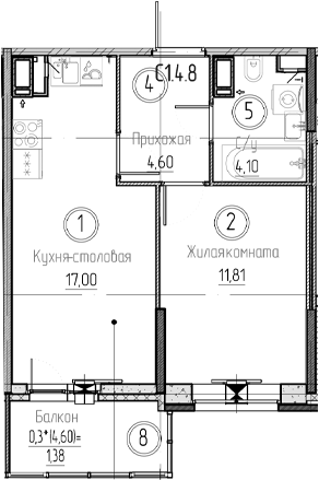 Планировка Аквилон Верба