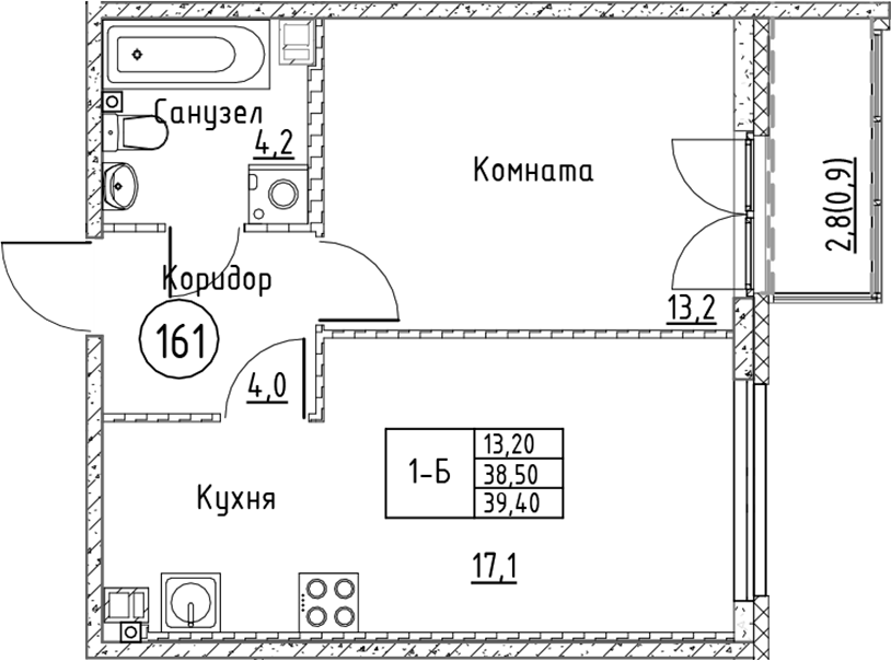 Планировка Кронунг Юг