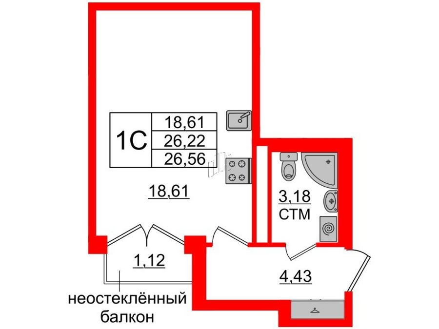 Планировка Дворцовый фасад