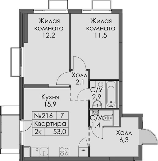 Планировка Витебский парк