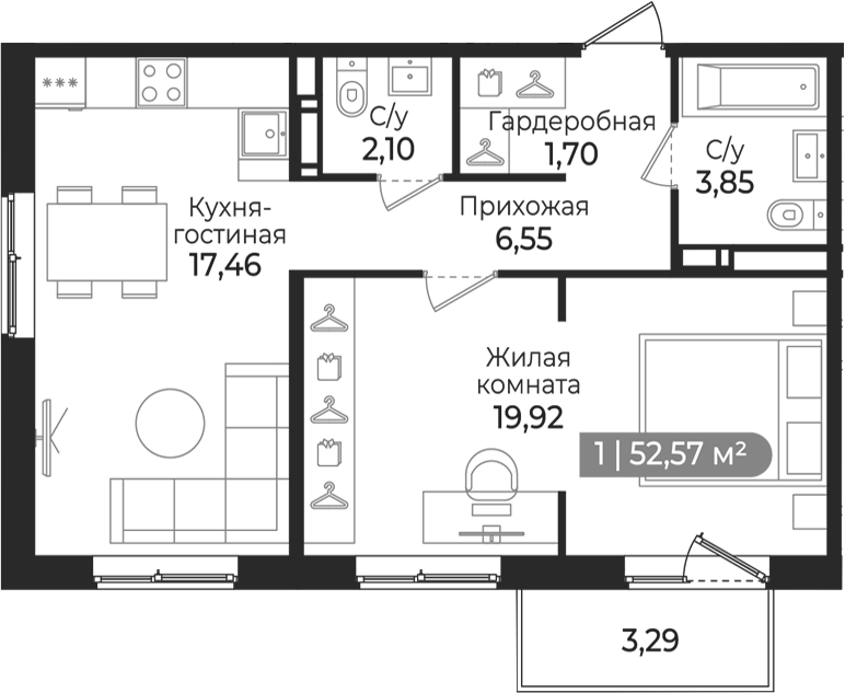 Планировка Квинта
