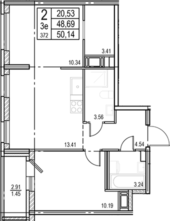 Планировка ID Murino III