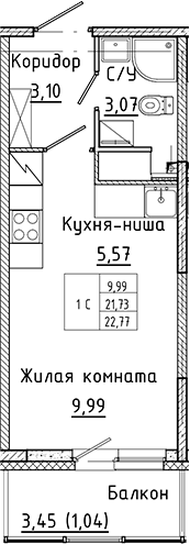 Планировка Аквилон Янино