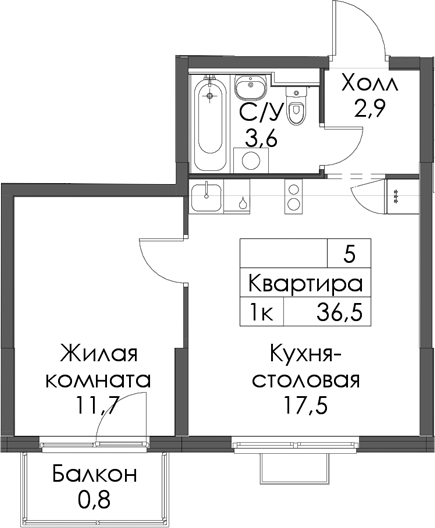Планировка Янинский лес