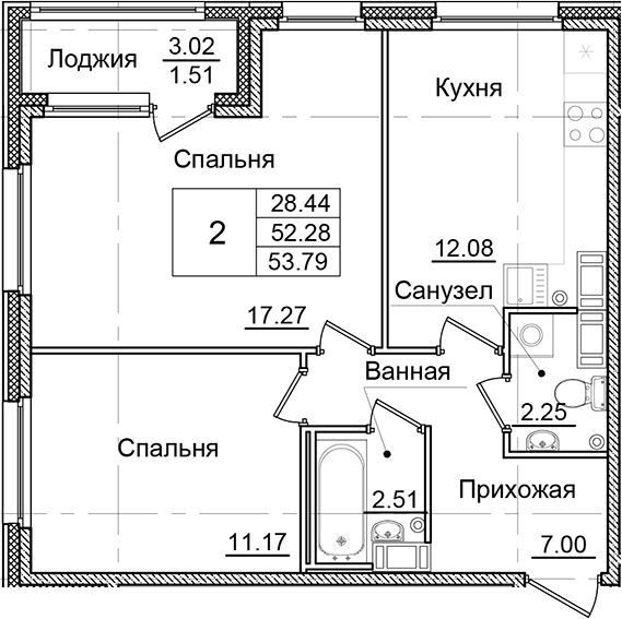 Планировка · Квартал Заречье