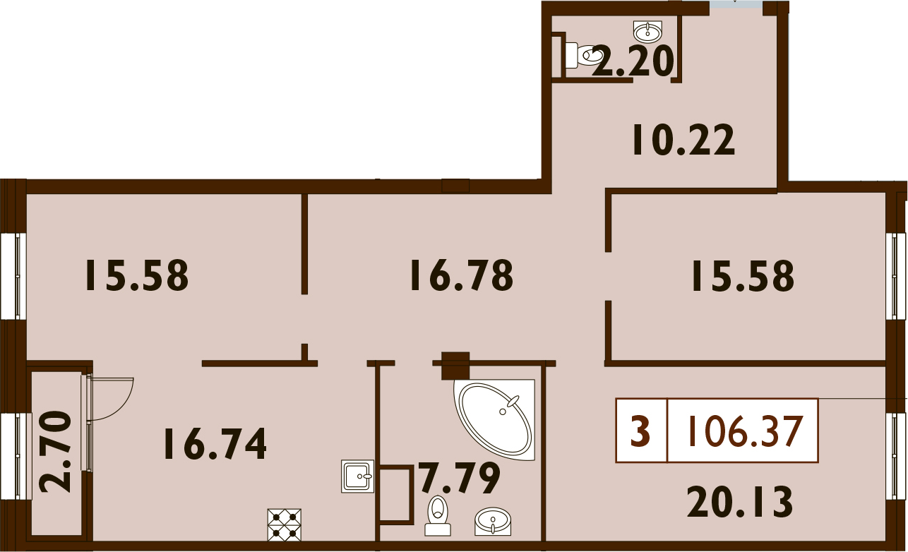 Планировка Neva Haus