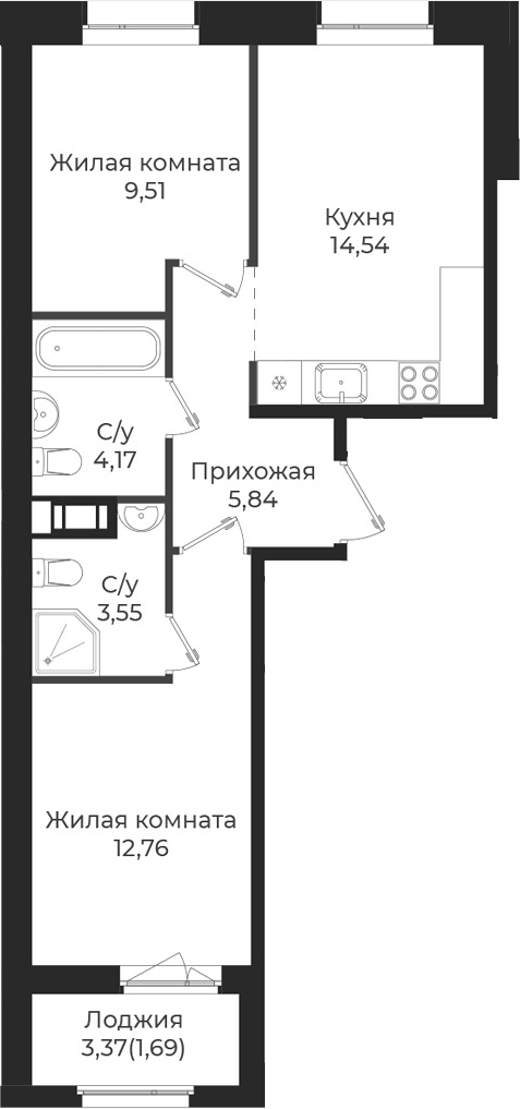 Планировка Новатория