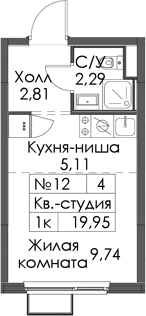 Планировка Заречный парк
