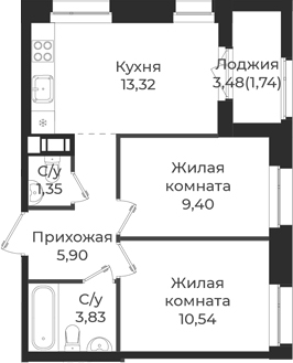 Планировка Новатория