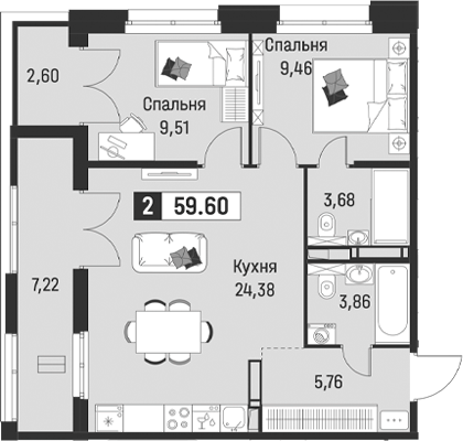 Планировка Символист