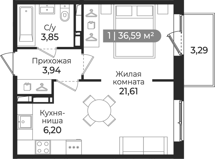 Планировка Квинта