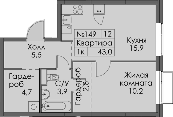Планировка Витебский парк