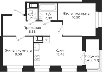 Планировка Новатория