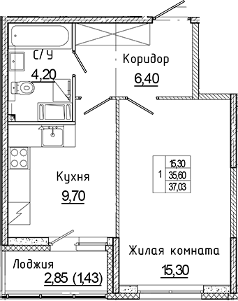 Планировка Аквилон Янино