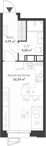 Планировка ВЕРЕН НОРТ Cертолово