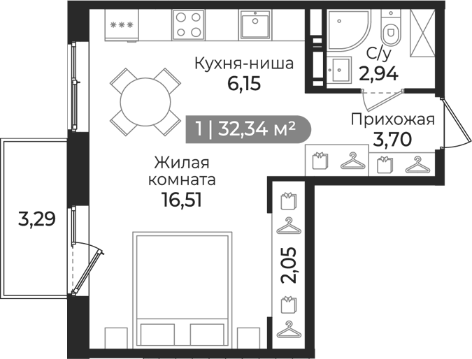 Планировка Квинта