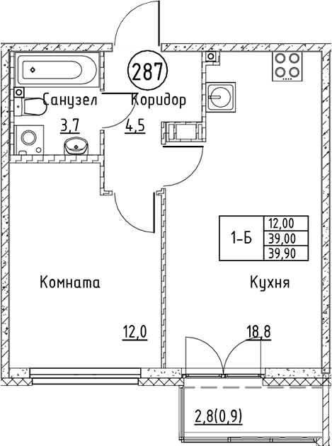 Планировка Кронунг Юг