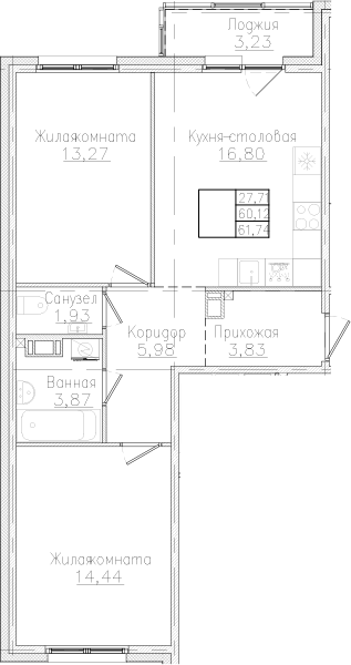 Планировка Счастье 2.0