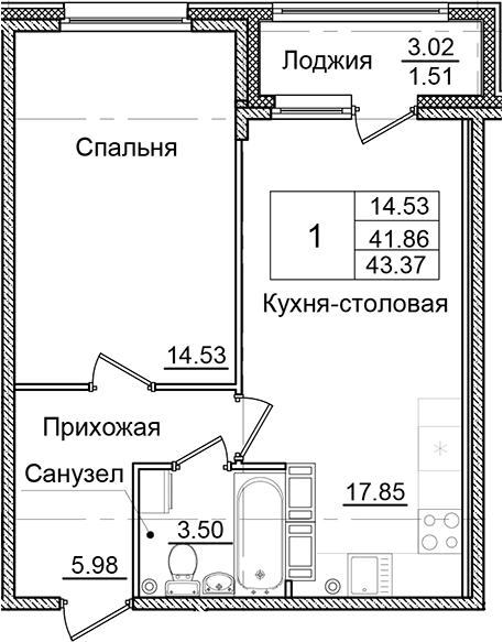 Планировка · Квартал Заречье