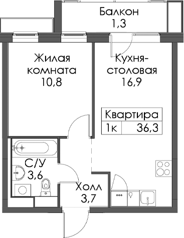 Планировка Витебский парк