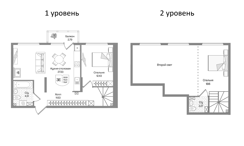 Планировка Охтинские высоты