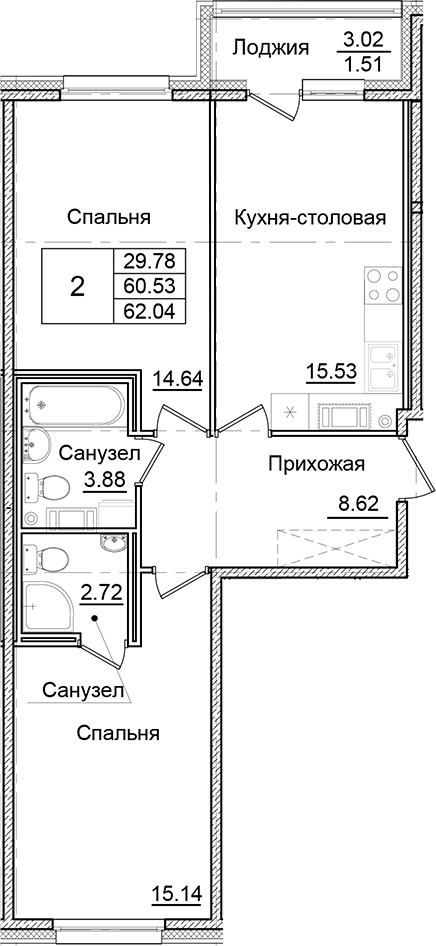 Планировка · Квартал Заречье