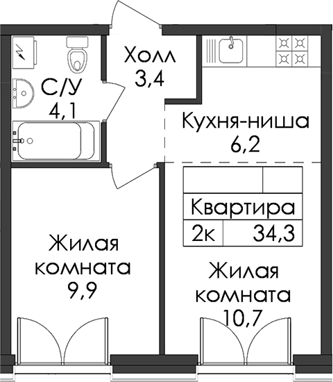Планировка · Лермонтовский 54