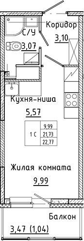 Планировка Аквилон Янино