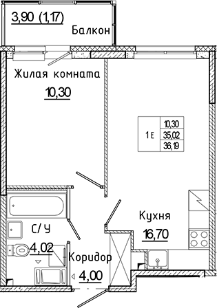Планировка Аквилон Янино