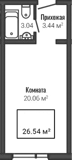 Планировка Лайф Апарт Октябрьская