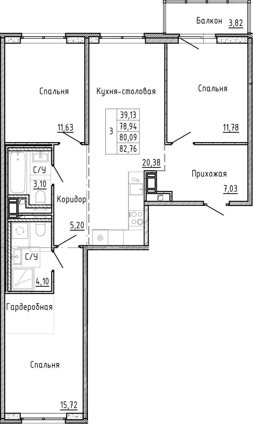 Планировка ОКЛА