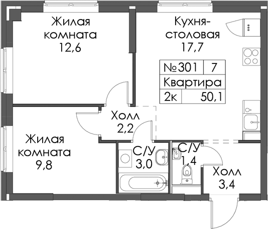 Планировка Янинский лес