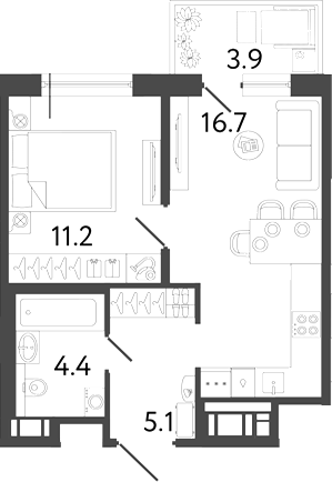 Планировка Передвижники 2