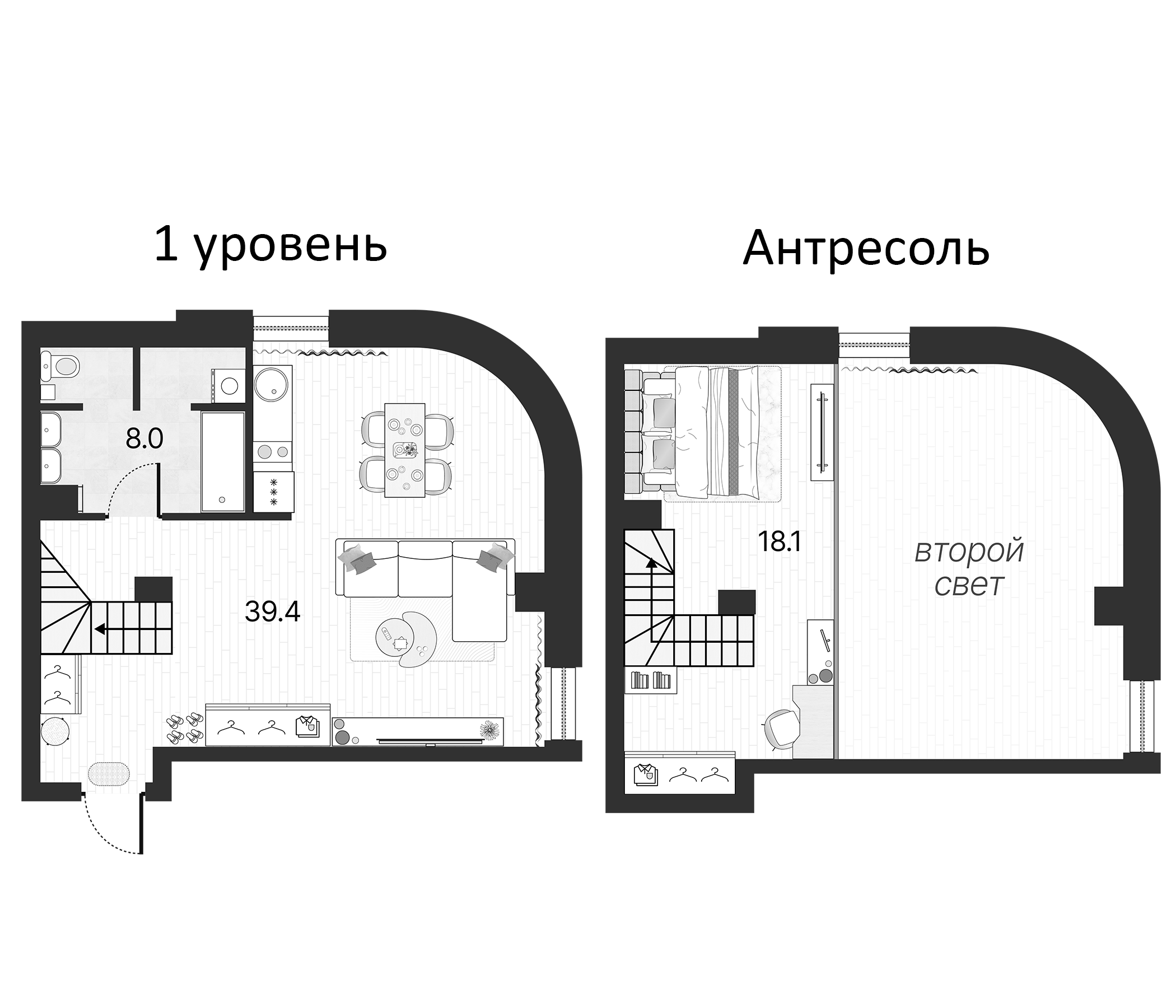 Планировка Serebro by Avenue-apart