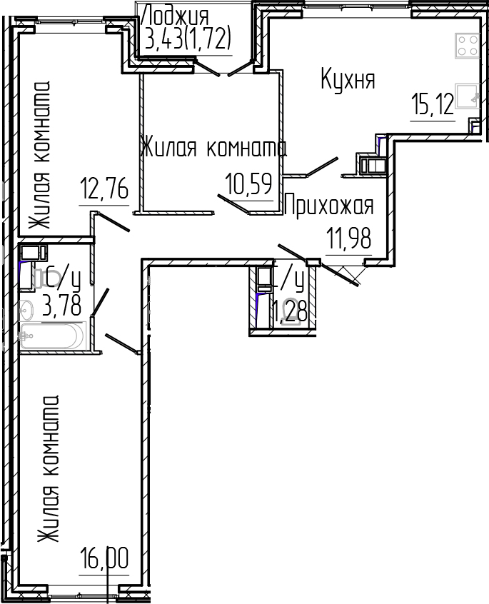 Планировка Сертолово Парк