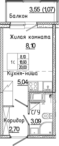 Планировка Аквилон Янино