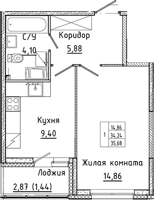 Планировка Аквилон Янино