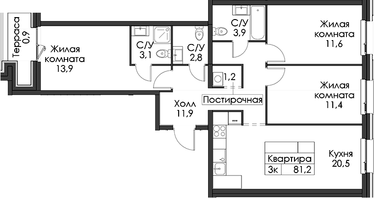 Планировка · Шкиперский 19