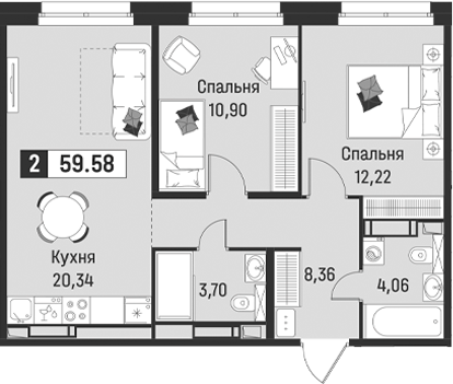 Планировка Символист