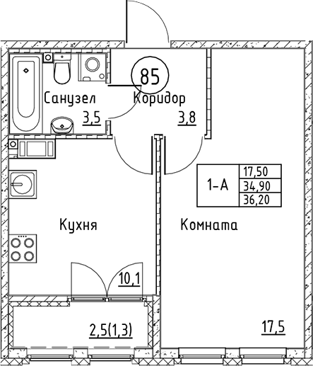 Планировка · Кронунг Юг