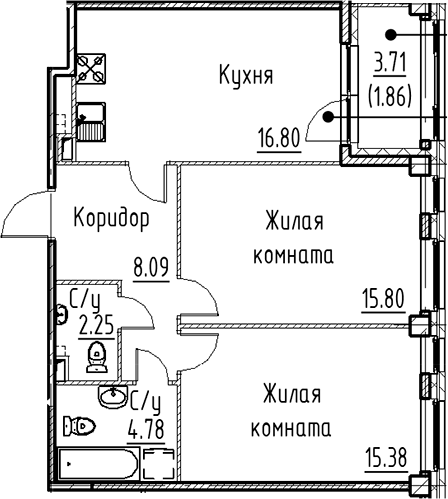 Планировка · Кронфорт