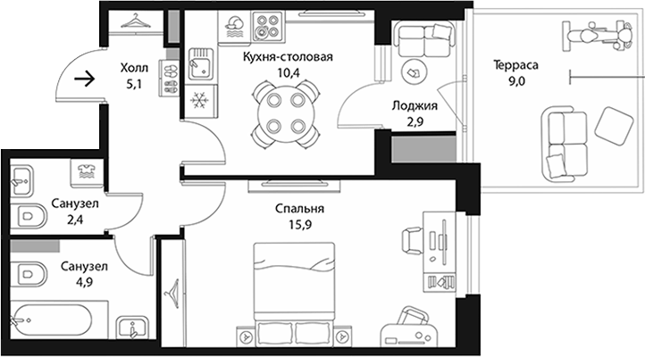 Планировка · Экография