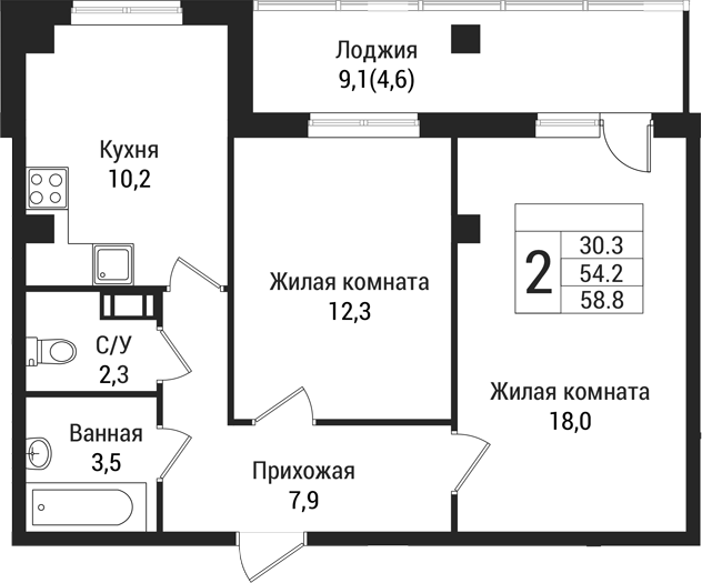 Планировка Южная Заря
