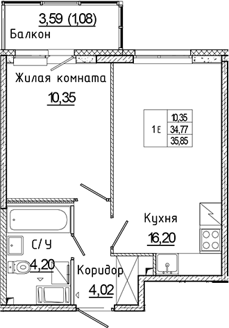 Планировка Аквилон Янино