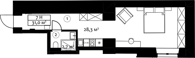 Планировка Hovard Hotel